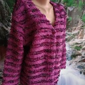Ефектний шикарний кардиган на гарні форми. Букле-травка!