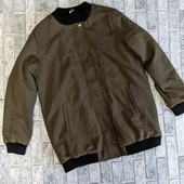 Демисезонная куртка-бомбер! р.14(48-52)!!