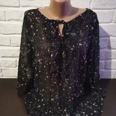 Легенька шифонова блуза р.48
