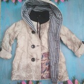 Куртка пальто 4-5р 104-110см демісезонна