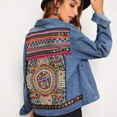 Джинсова куртка ! Надзвичайно красива 36 it