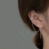 Моно сережка, кафф, кафа з ланцюжком, китиця