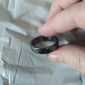 Кольцо гематит