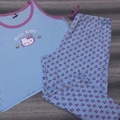 Яркая трикотажная женская пижама отличного качества