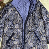Двостороння стьобана куртка р-р 46