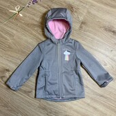 Дитяча демісезонна куртка/ софтшел для дівчинки 86/92 см impidimpi