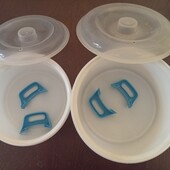 Маленькі каструлі для мікрохвильовки та морозилки