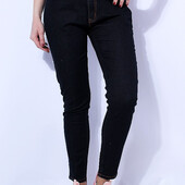 Джинси стрейч 40 42 44 розмір чорні