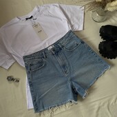 Щільні джинсові шорти, 38р
