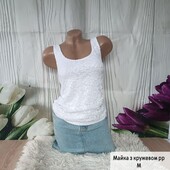 Майка з кружевом