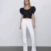 Актуальні брендові джинси висока талія ZARA