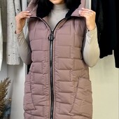 Жилетка жіноча синтепон на флісі