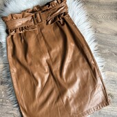 Стильна шкіряна спідниця, М