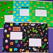 5 шт Тетради в линию по 12 страниц