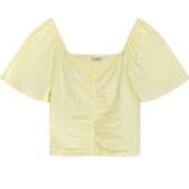 Трендовий лляний топ, кроп, ідеальний стан! ❣️