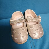 Золоті пінетки для дівчинки 11.5 см