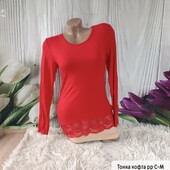 Тонка кофта з кружевом