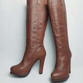 Італійські шкіряні кожані чоботи сапожки MPS 39р.