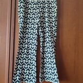 Легенькі, лляні стильні штани трішки кльош р14