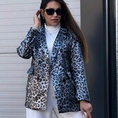 Распродажа остатков!! Женский пиджак, трендовый принт! Остался последний!