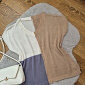 В'язана, мягесенька безрукавка ✨Три кольори, без дефектів ✨