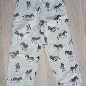 Hush женские пижамные штанишки ткань фланель с карманами размер М L