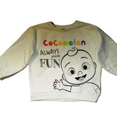 Ніжно м'ятний світшот на 2-3рочки зріст 92-98