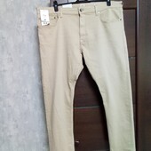 Новые брендовые коттоновые мужские джинсы слим р.40-32, 42-30.