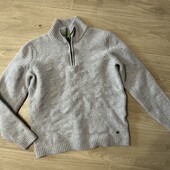 Теплий фірмовий светр з вовни, р.S/M у відмінному стані