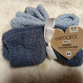 11166.Лот 2 пари.Теплі дуже м'які носки Esmara 39/42