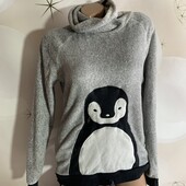 Плюшевая пижамная кофта размер с/м, состояние хорошее