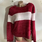 Плюшевый свитшот размер м/л