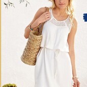 Розкішна сукня від TCM Tchibo, розмір 44. Верх - органічний ліоцел, підкладка - бавовна.