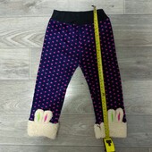 Лосини велюрові на флісі