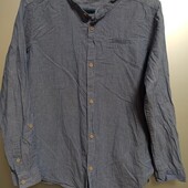 Рубашка хлопок ,воротник стоечка 11-12 лет.