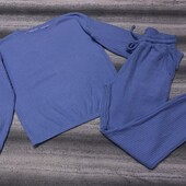 Яркий женский трикотажный домашний костюм отличного качества