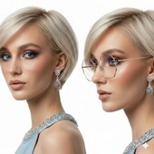 Шикарные посеребряные серьги -пусеты !