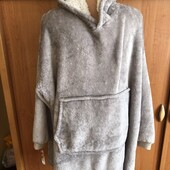 Меховушка, плюшева туника, кофта, худи, 2-3XL. oeko-tex.