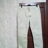 Новые брендовые коттоновые укороченные джинсы стрейч р.16.