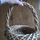 Плетений ,натуральний кошик із лози