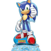Фольгована стояча фігура Sonic 60*34см