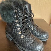 Зимові ботінки з натуральним хутром