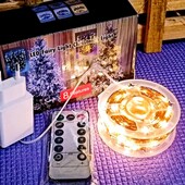 Гирлянда "Роса" с usb и пультом управления. 100 метров. 8 режимов
