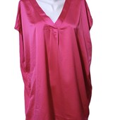 Блуза, атлас, Tu, 3xL-5xL