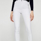 Білі стильні джинси Zara Skinny, XXS