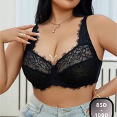 Кружевной удобный бюстгальтер 85Д, 90Е