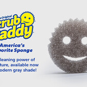 Розпродаж ! Губка смайлик скруббер Scrub Daddy Style сollection, диаметр 10 см
