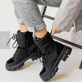Женские утеплённые ботинки 