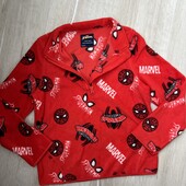 Marvel.Spider Man.Тепла флісова кофта для хлопчика 128 см (7-8 р )
