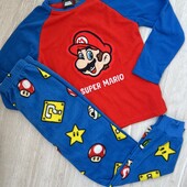 Super Mario..Тепла флісова піжама для хлопчика 122 см (6-7 років)